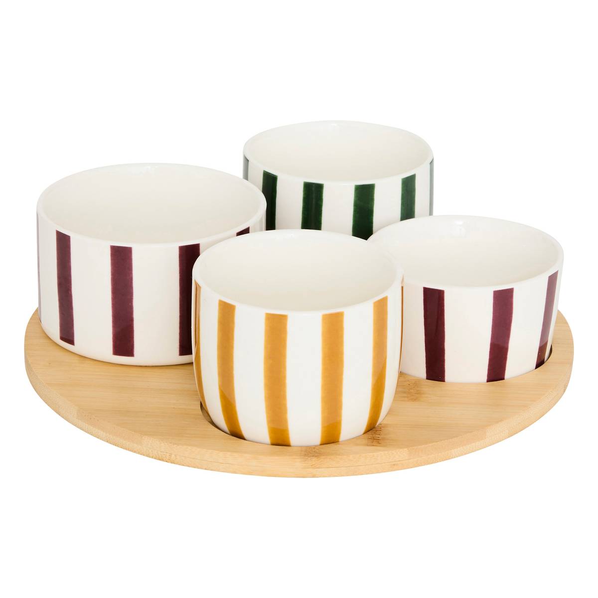 Aperitif Set "Cheri" stoneware (ceramic), 4 pieces