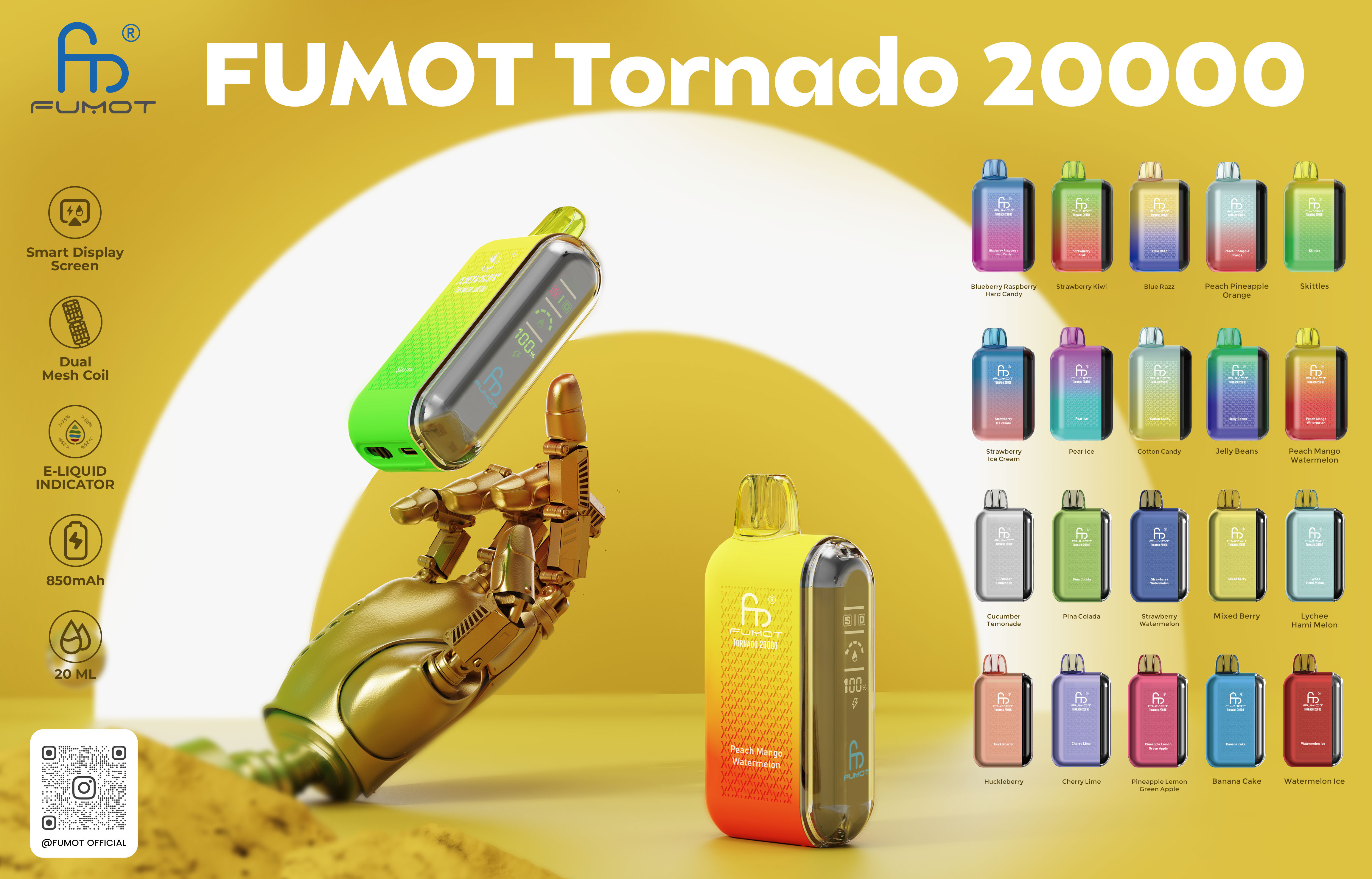 Fumot  Tornado 20000 Puffs