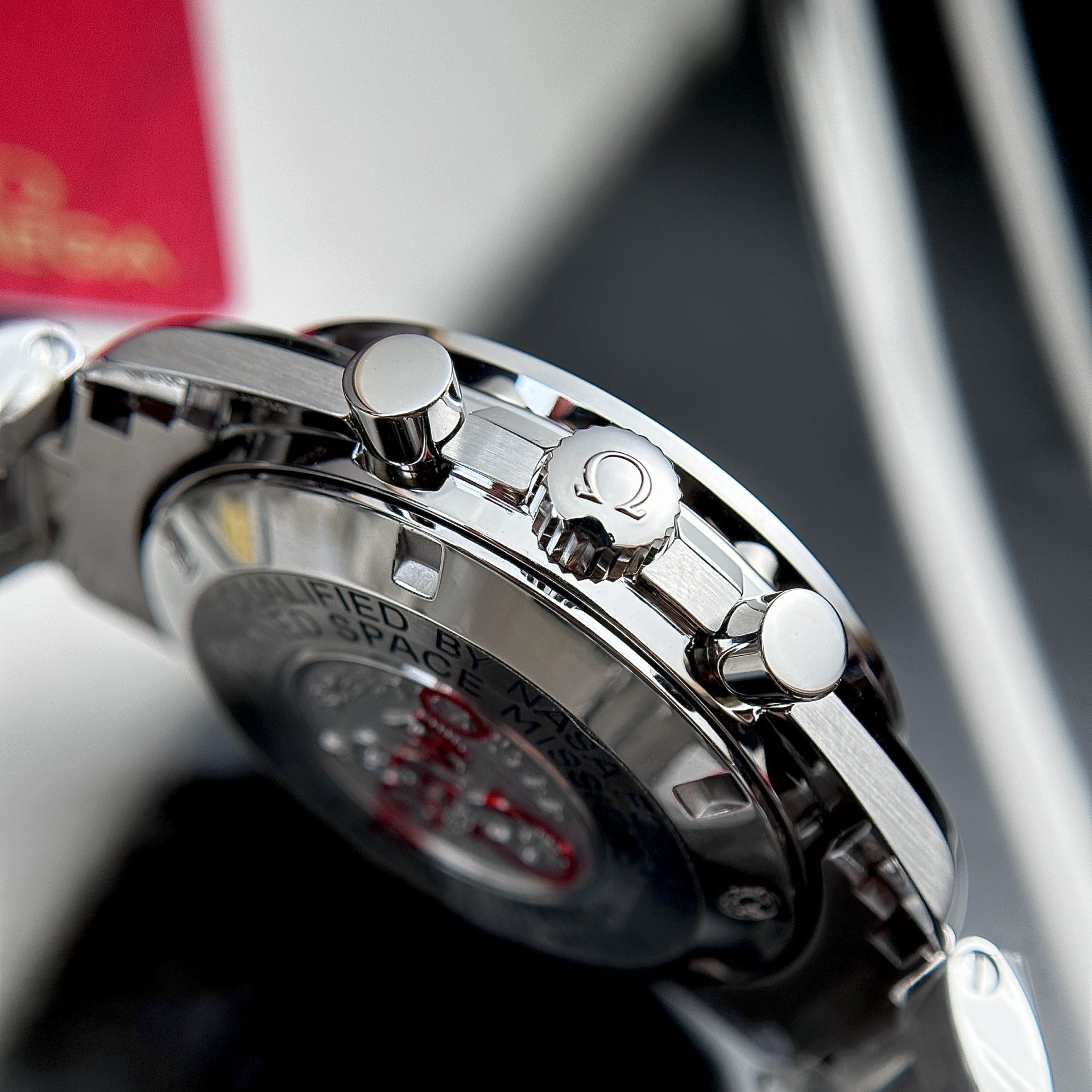 Omega Replica Watch Speedmaster Moonwatch Black Dial Metal Wire 42mm - Top club
