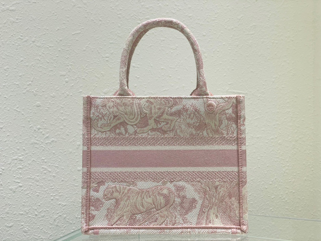 Christian Dior Small Dior Book Tote Pink, For Women, Women’s Handbags 26.5cm/10.5in CD1:1High-quality replica