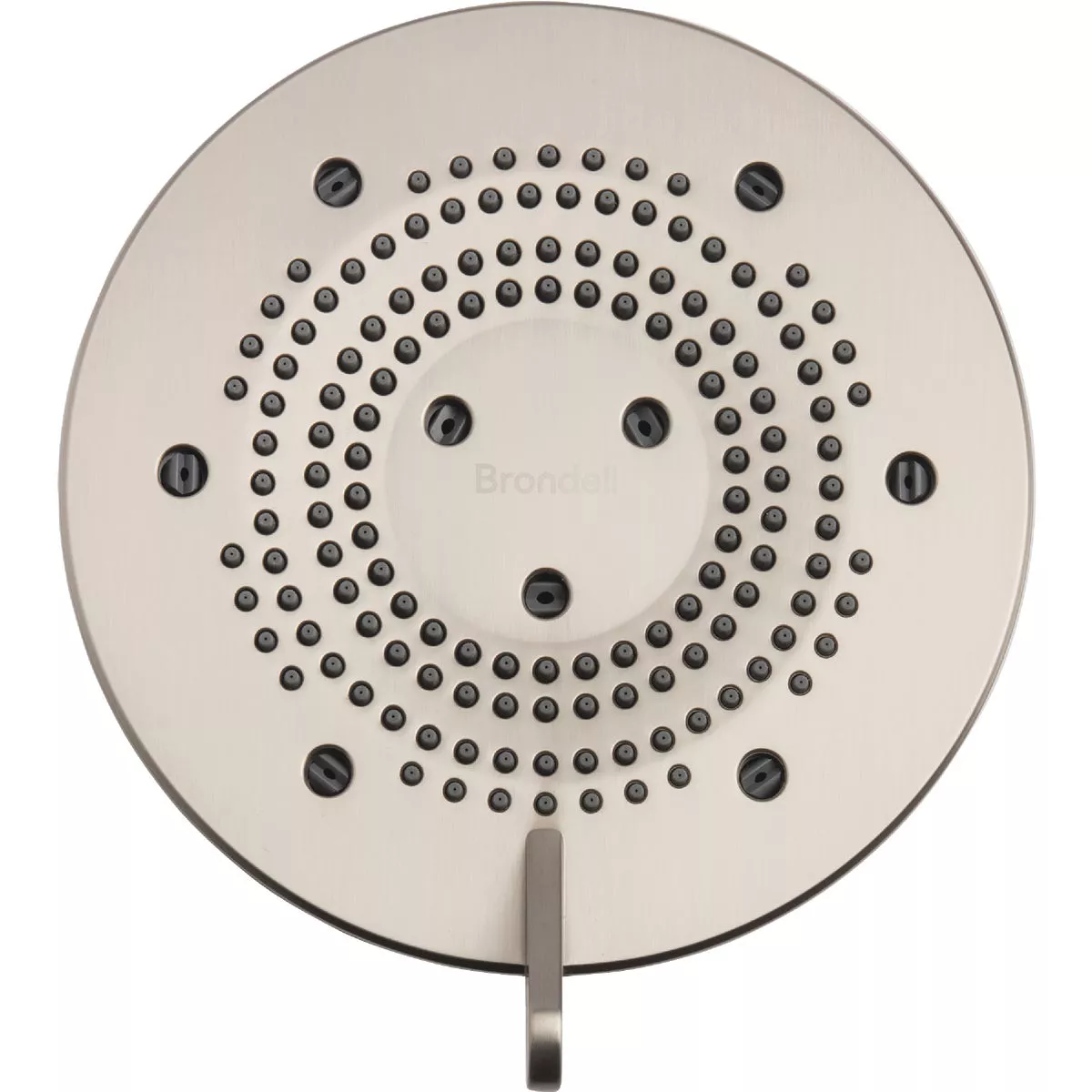 Brondell Nebia Yuba 5-Setting Fixed Showerhead, Brushed Nickel