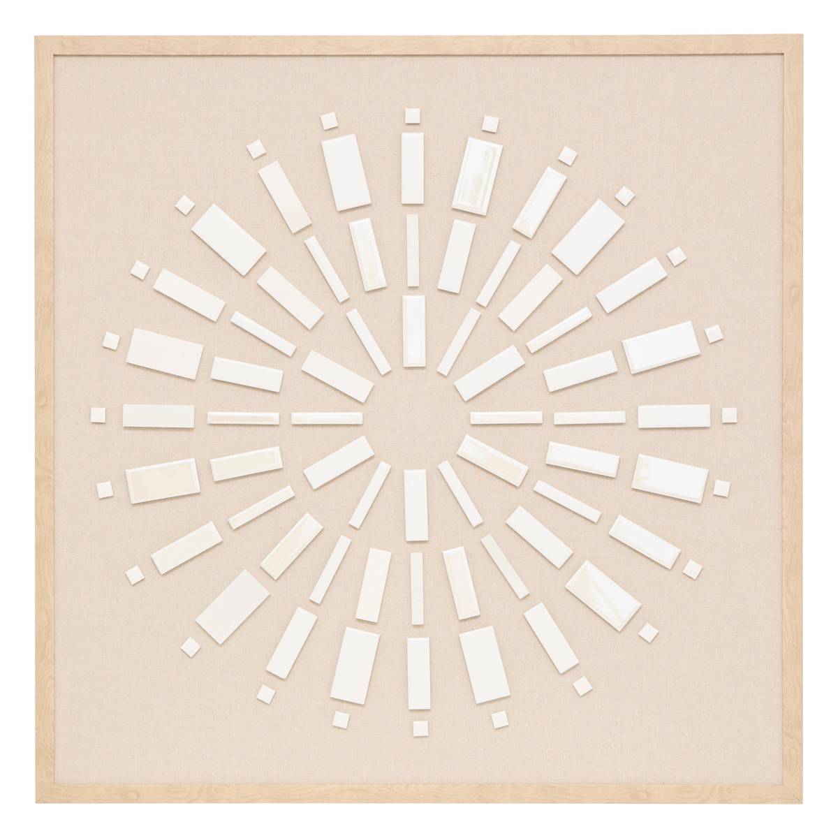 3D Canvas "Houria" Beige, 78x78 cm