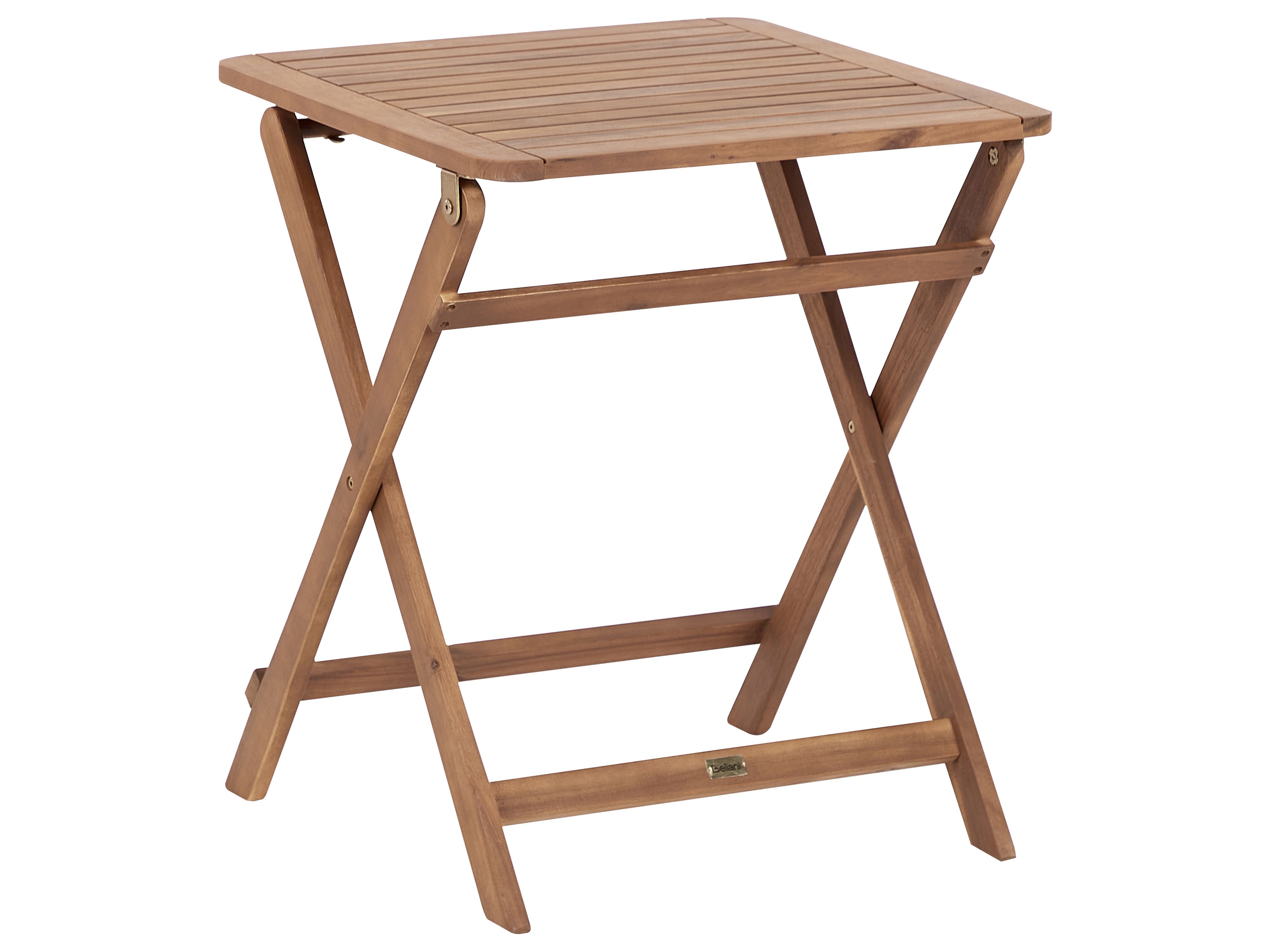 Garden Side Table PARAGGI 60 cm 60 cm Certified Acacia Wood Brown
