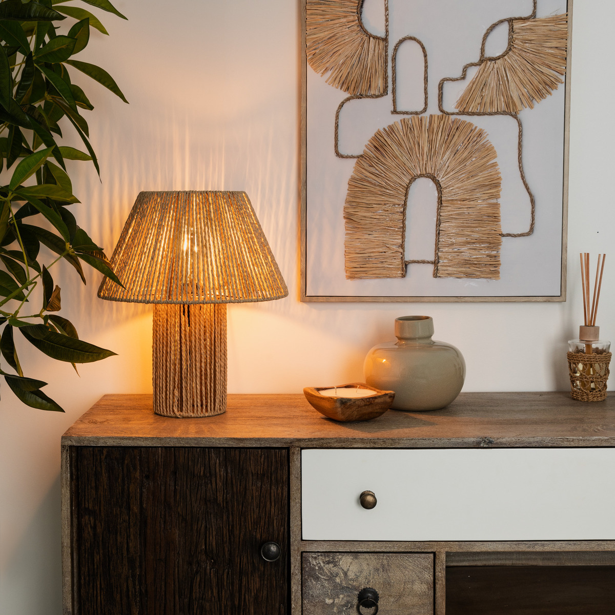 Lamp "Salva" Metal, h.38 cm