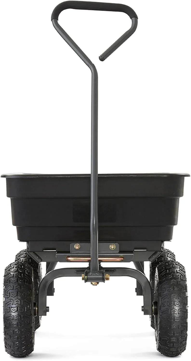 Gorilla Carts Utility Dump Wagon 6 Cubic Feet 1200 lb Capacity Black - GOR6PS - Image 32 Gorilla Carts Utility Dump Wagon 6 Cubic Feet 1200 lb Capacity Black - GOR6PS - Image 32
