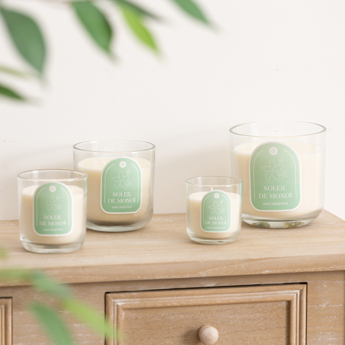 Scented candle "Floa" Mono&iuml;, 115g