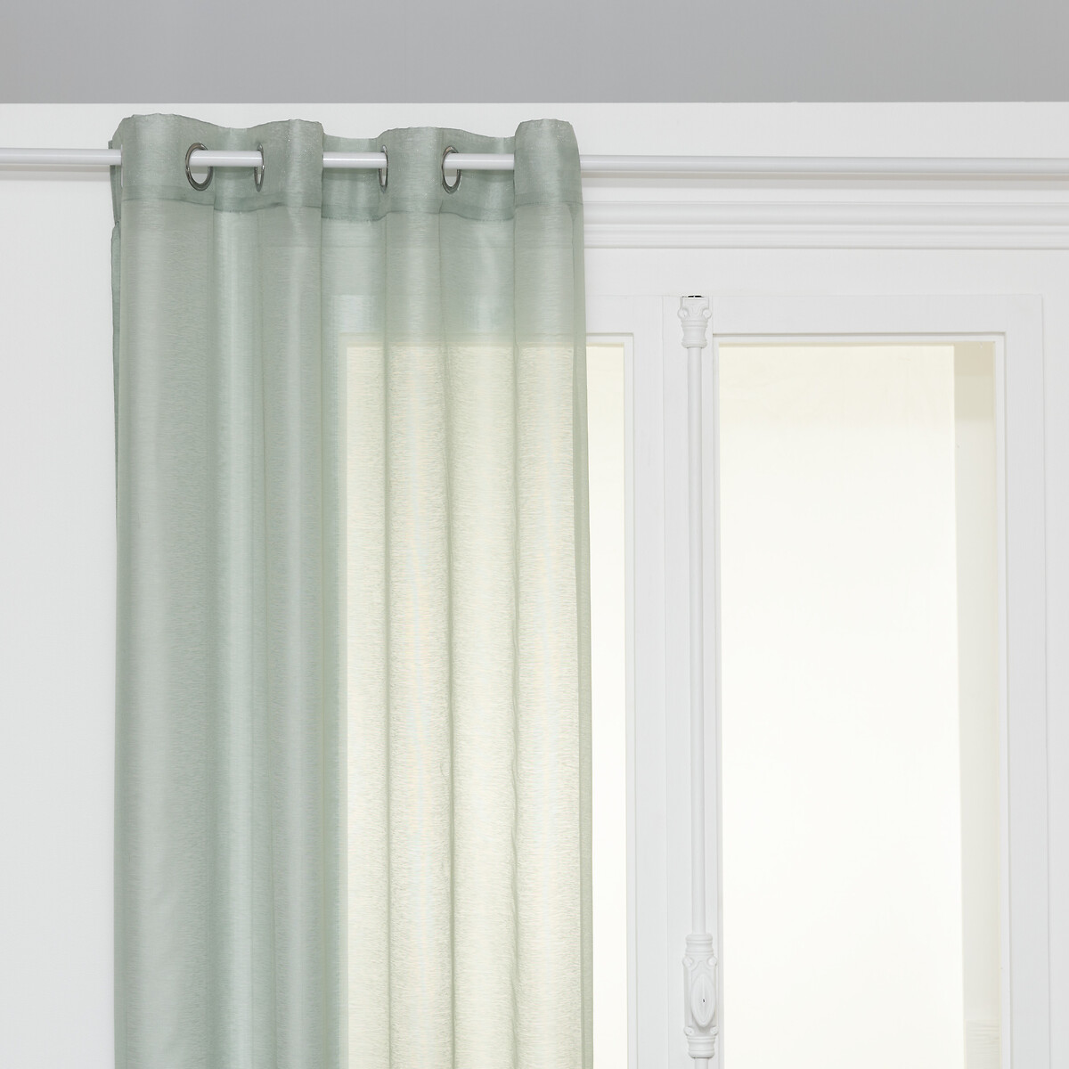 "Moly" sheer curtain Celadon green, 135x240 cm