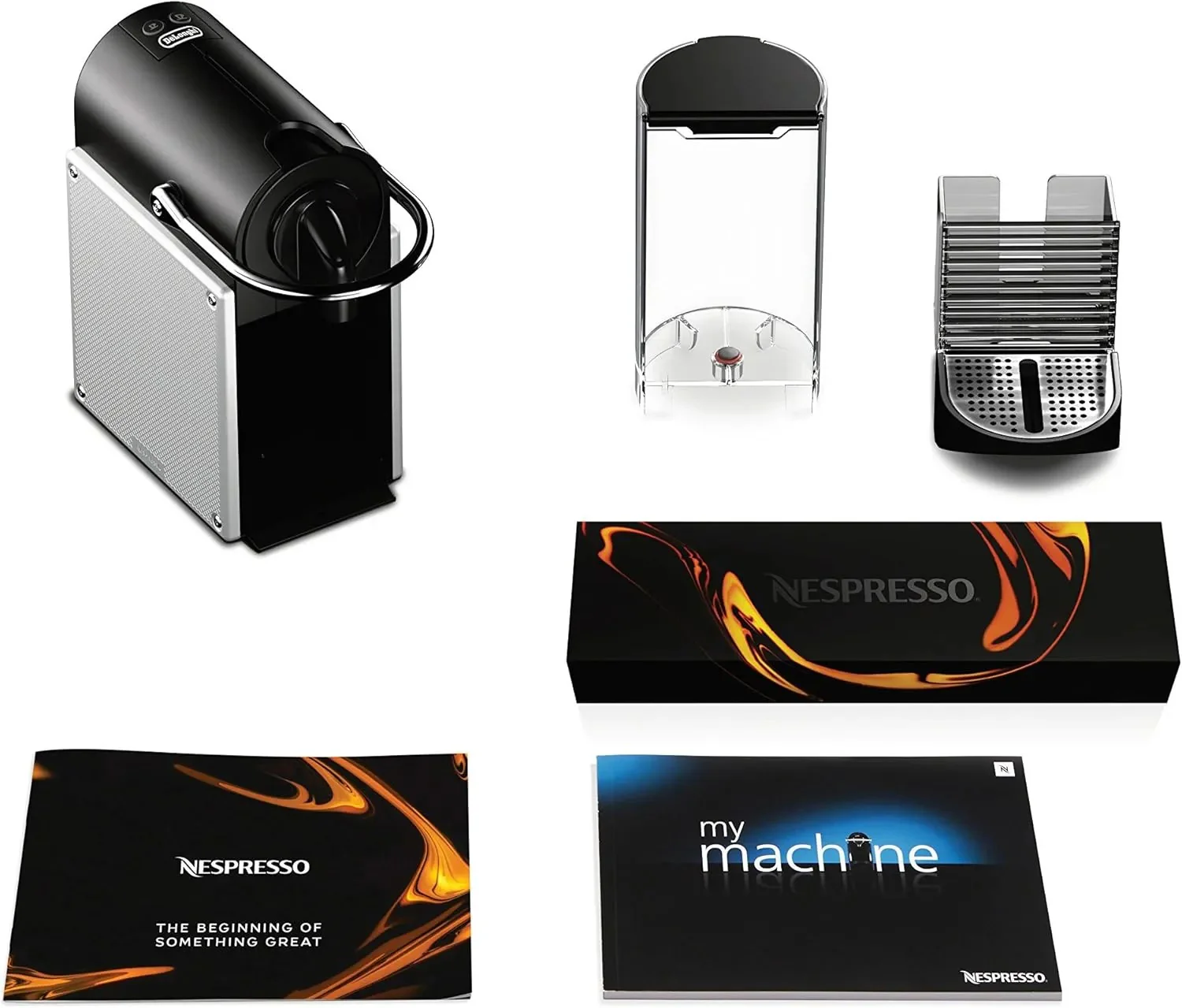 Nespresso Pixie Espresso Machine by De’Longhi, 19-Bar Pump, Compact Aluminum Design, Silver, 1100ml - Image 3