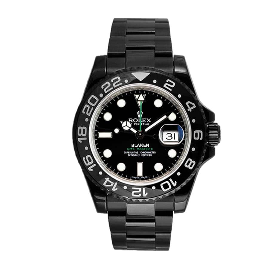 Rolex Blaken GMT-Master II 116710 DLC-PVD Replica - Elite Watch Atelier