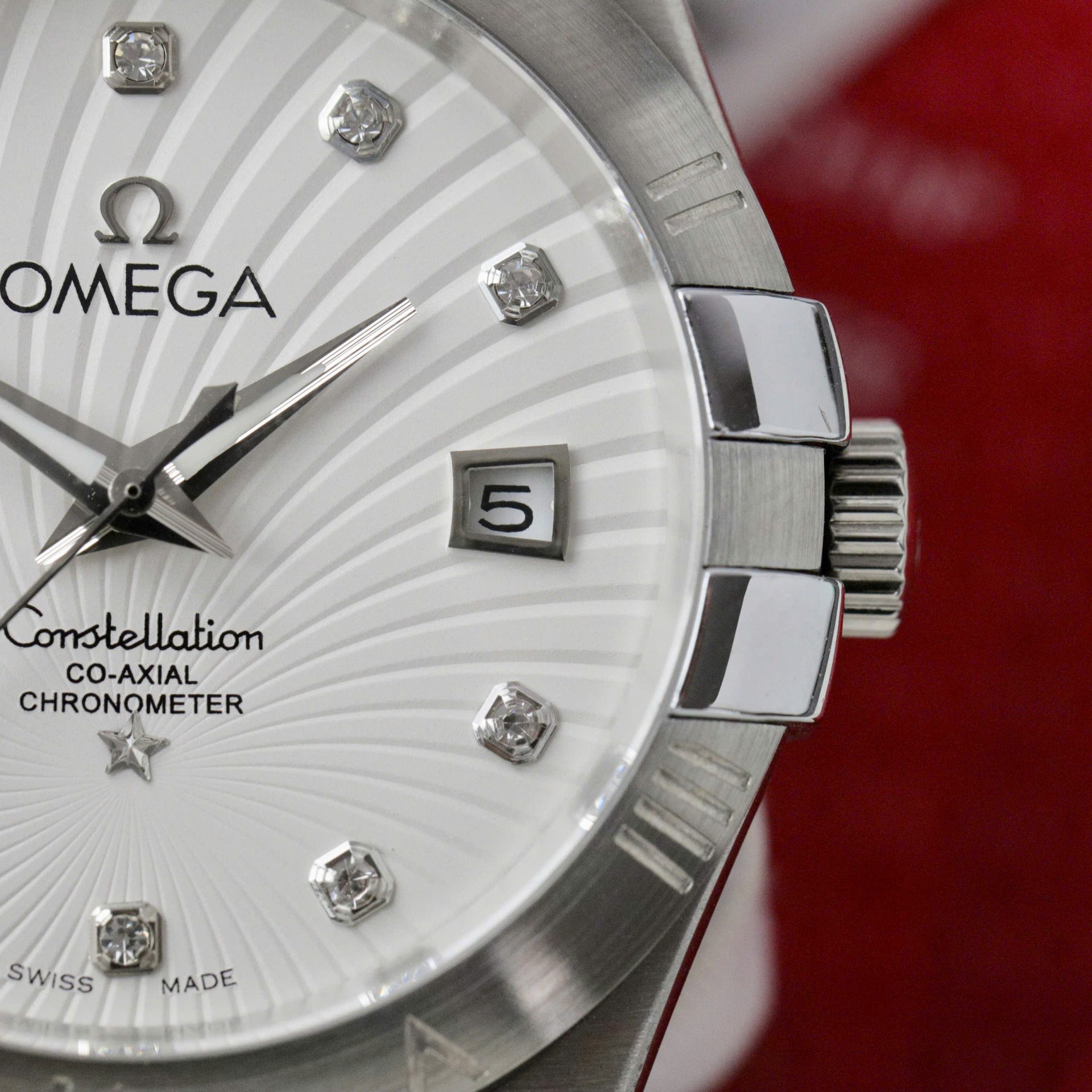Omega Constellation Co-Axial Clone Watch White Dial 38mm - Top club