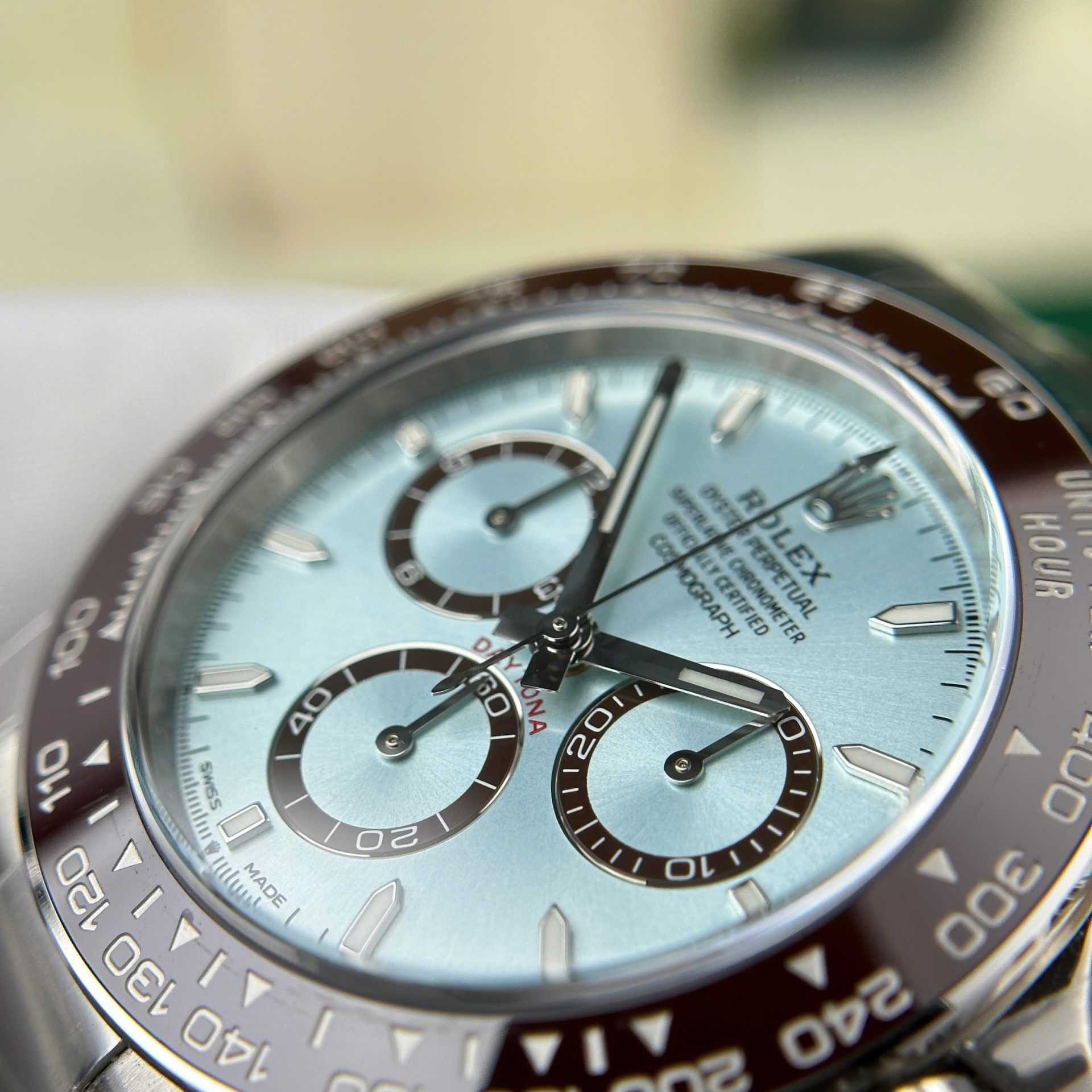 Rolex Cosmograph Daytona 126506 Best Replica Watch Dial Ice Blue Clean Factory 40mm - Elite Watch Atelier
