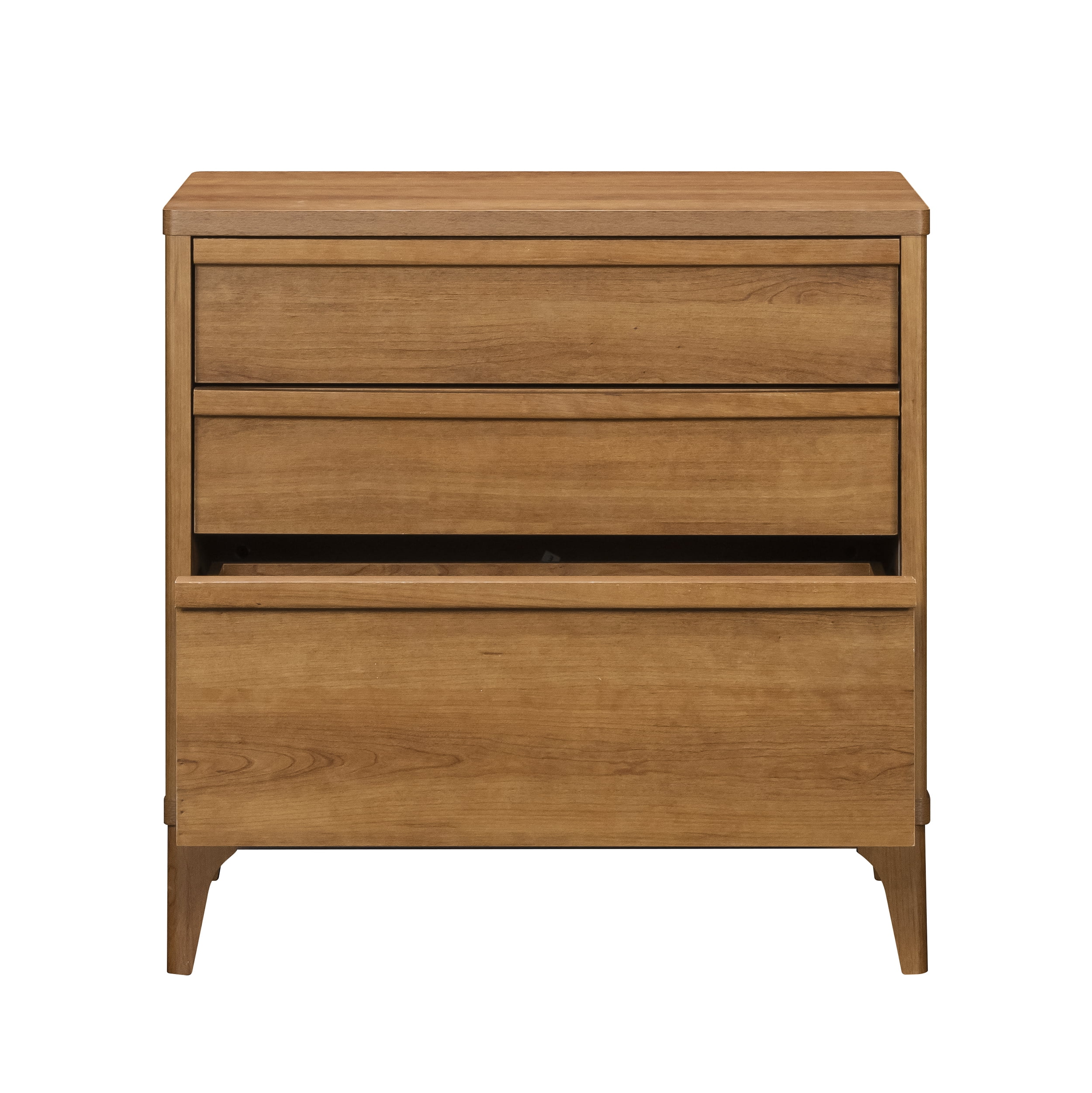 Better Homes & Gardens Greyson 3-Drawer Nightstand with USB, Acorn Finish - Image 11