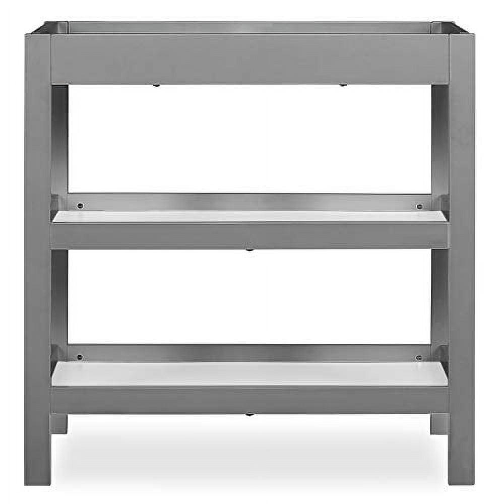 Dream On Me Ridgefield 2 Shelf Changing Table. New Zealand Pinewood. Storm Grey