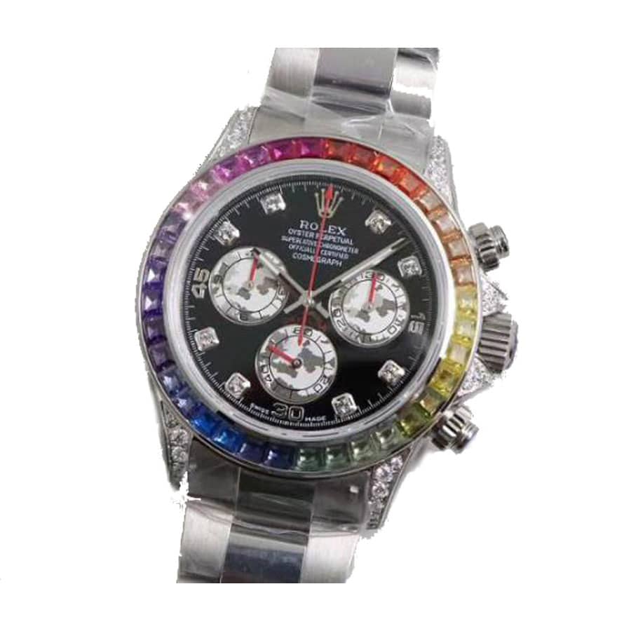 Rolex Black Diamond Replica - Elite Watch Atelier