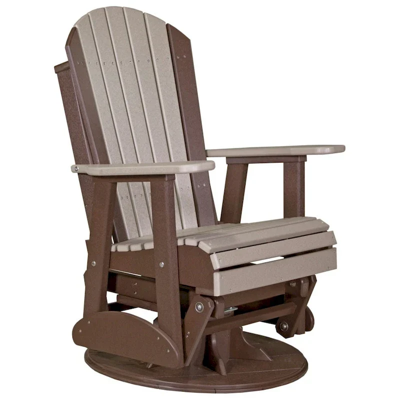 Poly Lumber Adirondack Swivel Glider Chair - 30W x 28D x 44H - Image 25 Poly Lumber Adirondack Swivel Glider Chair - 30W x 28D x 44H - Image 25