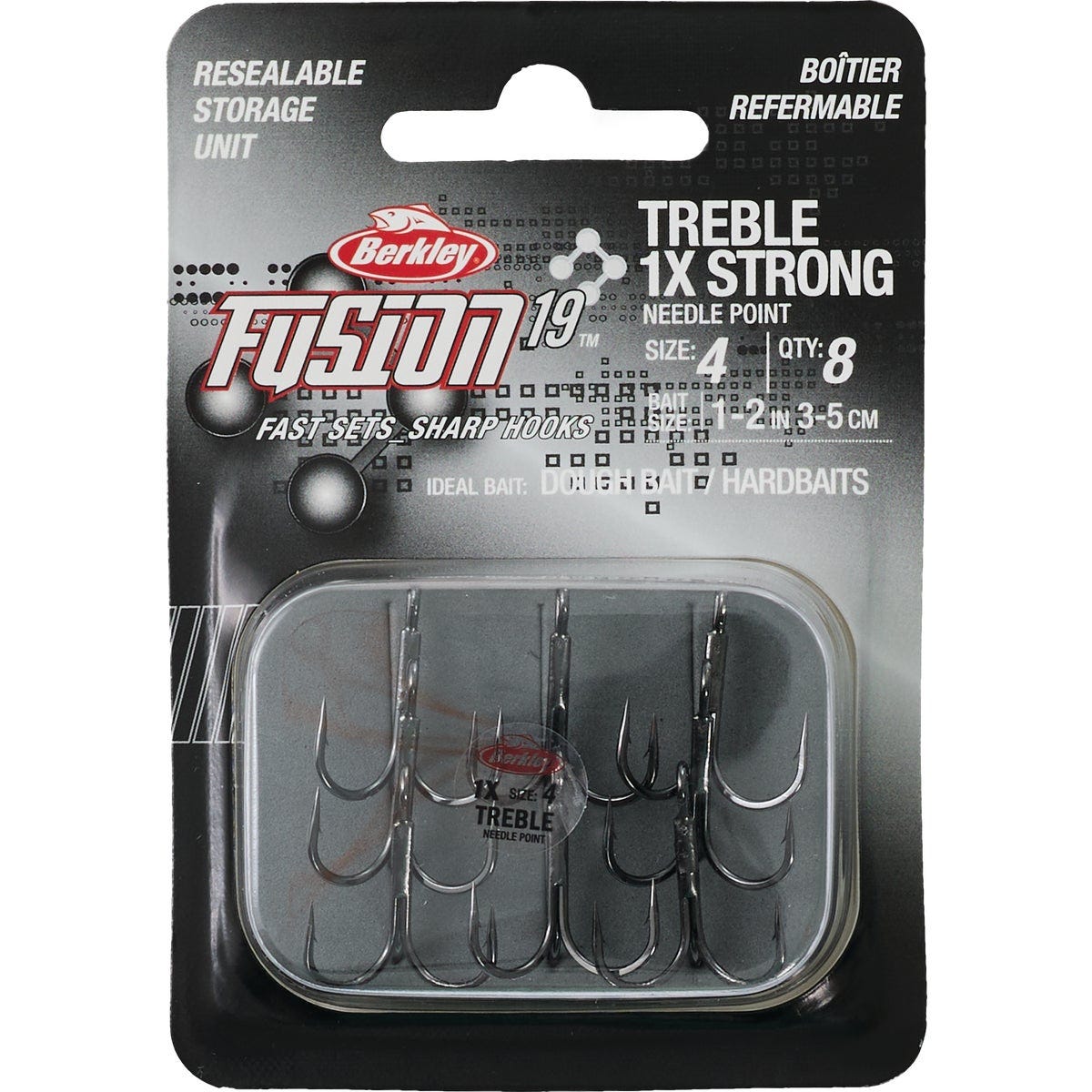 Berkley Fusion19 Treble Hook (8-Pack)