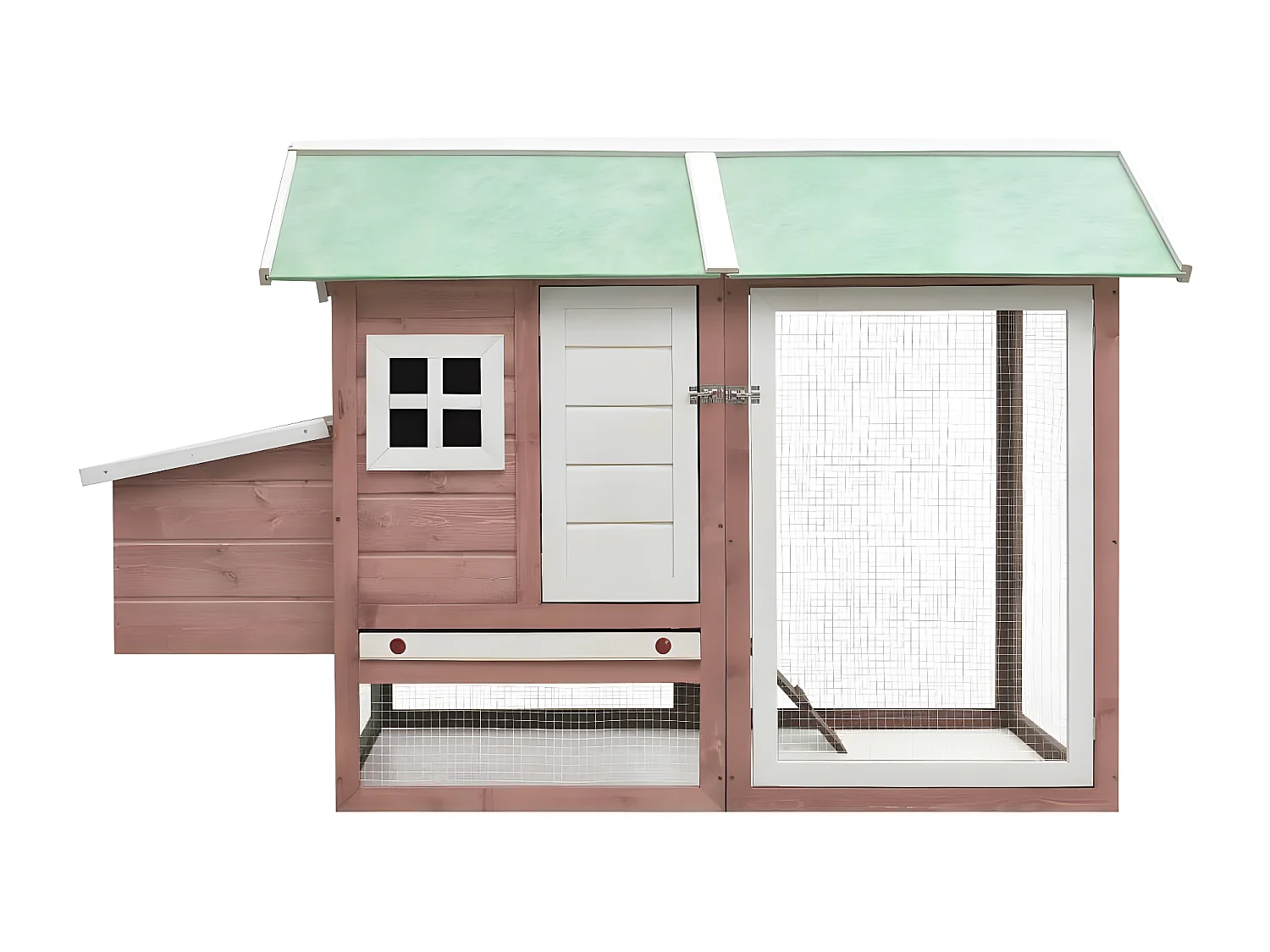 Poulailler Moka 170x81x110 cm Bois de pin massif et sapin RG3Q72539