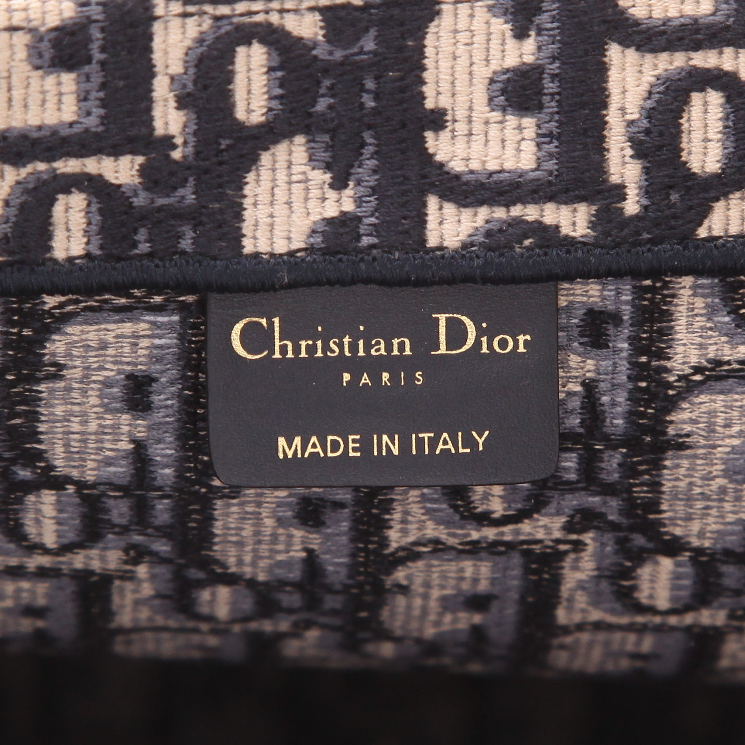 Dior Book Tote shopping bag in blue and beige monogram canvas Oblique1:1High-quality replica