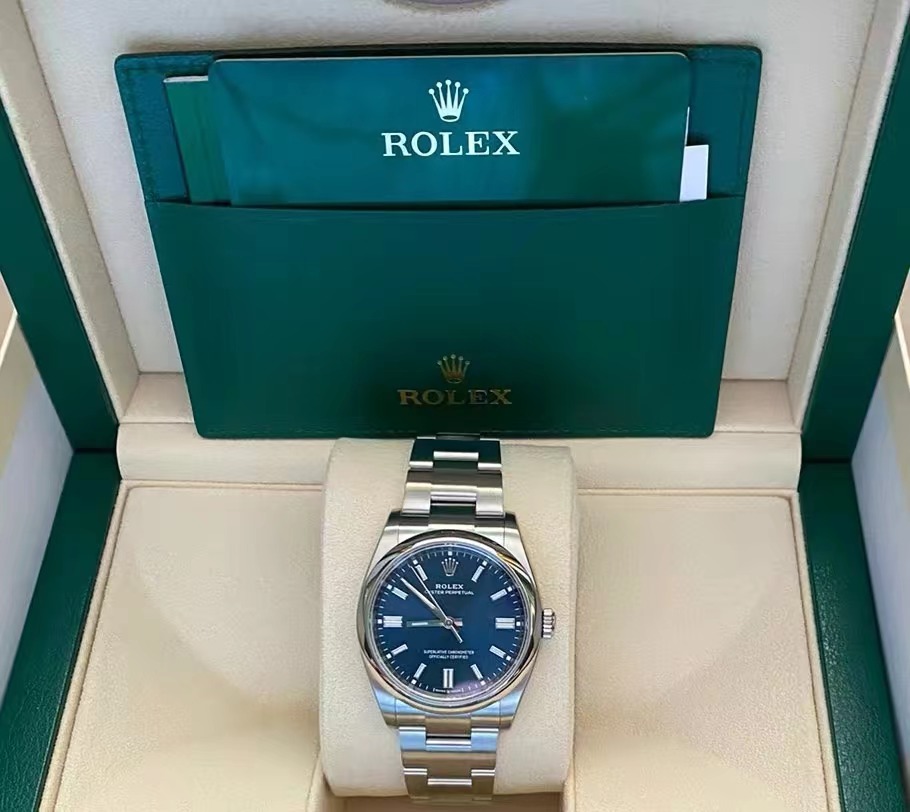 Rolex Oyster Perpetual M126000-0003 Bright Blue Dial 36MM(1:1 replica) - Top club
