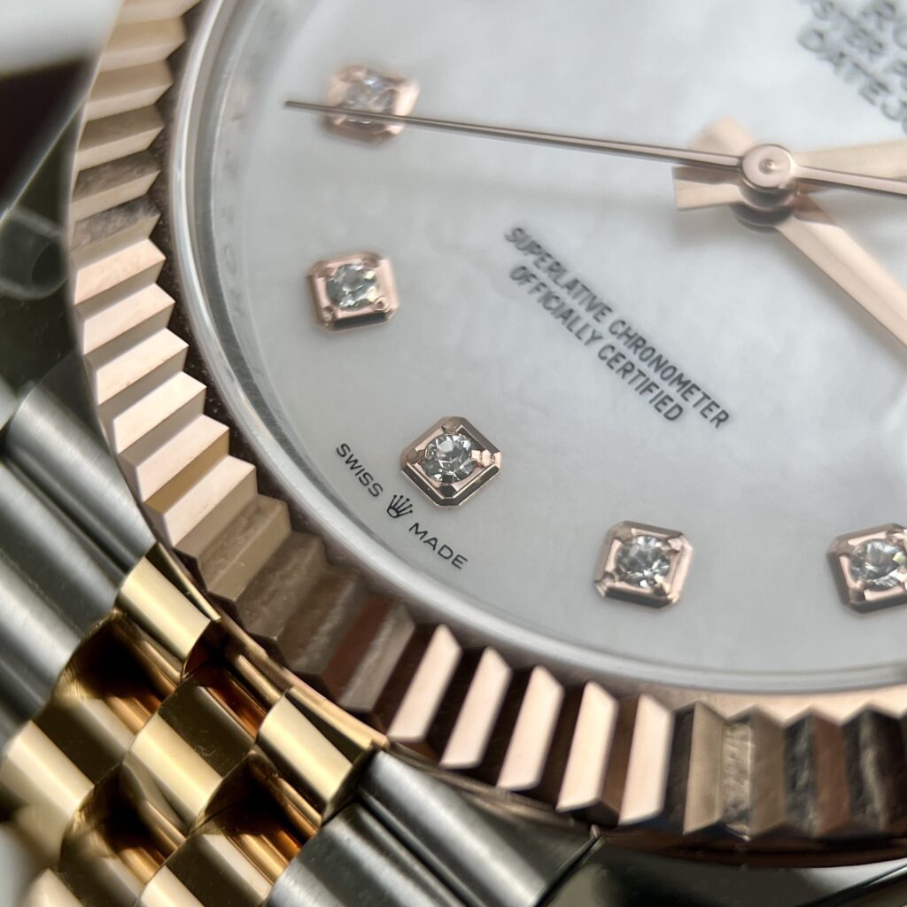 Rolex Replica Watch DateJust 126331 Dial Mother Of Pearl Gold Wrapped GM Factory 41mm - Elite Watch Atelier