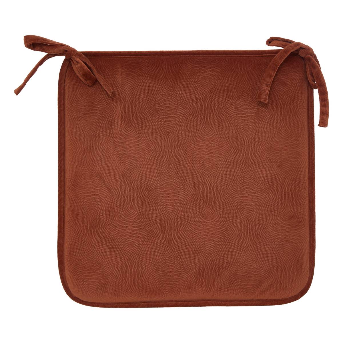 Chair cushion "Lilou" Terracotta, 38x38 cm