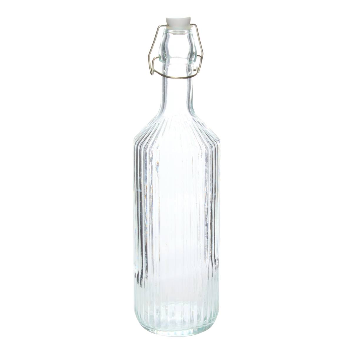 "Limo Line" Bottle Glass, Transparent