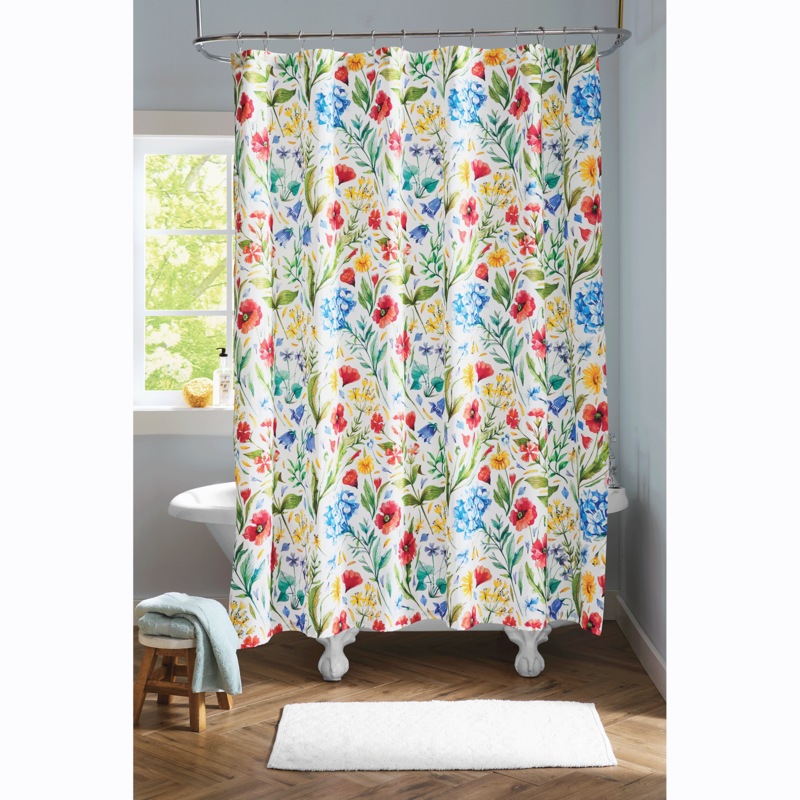 Summer Bliss Shower Curtain - MIDNIGHT VELVET CATALOG