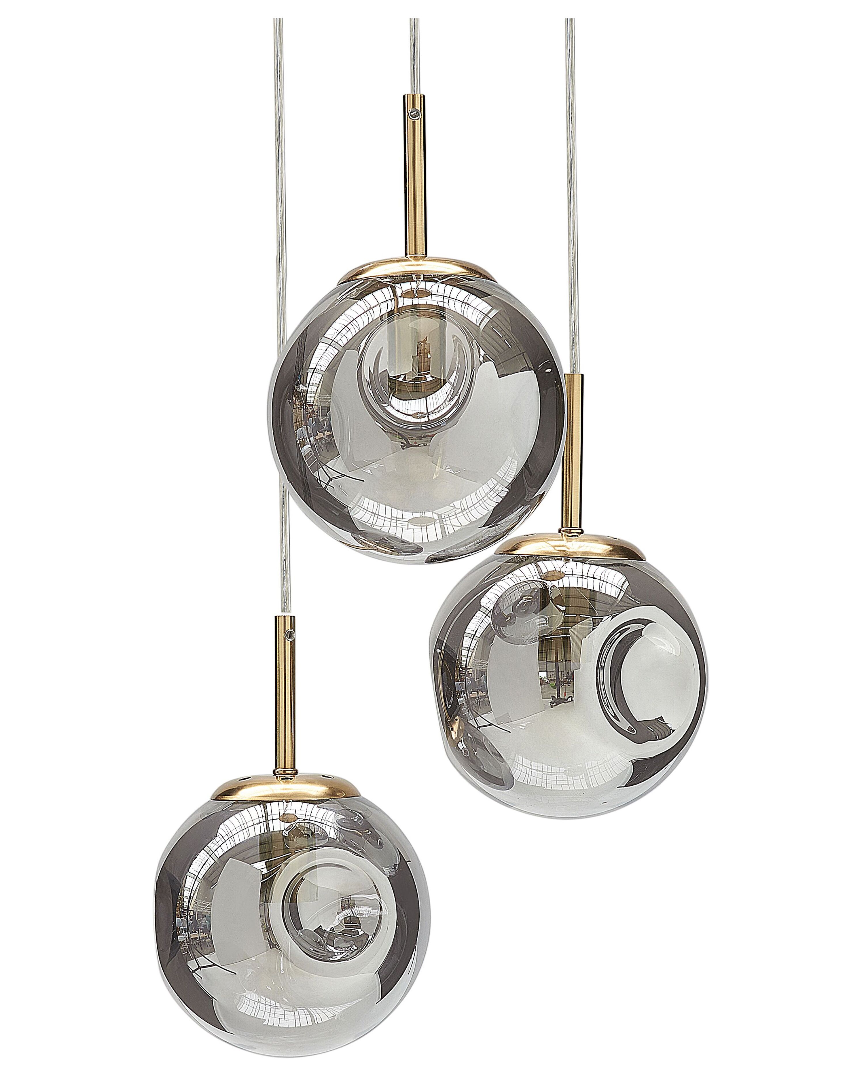 Pendant Lamp RALFES Glass Brass