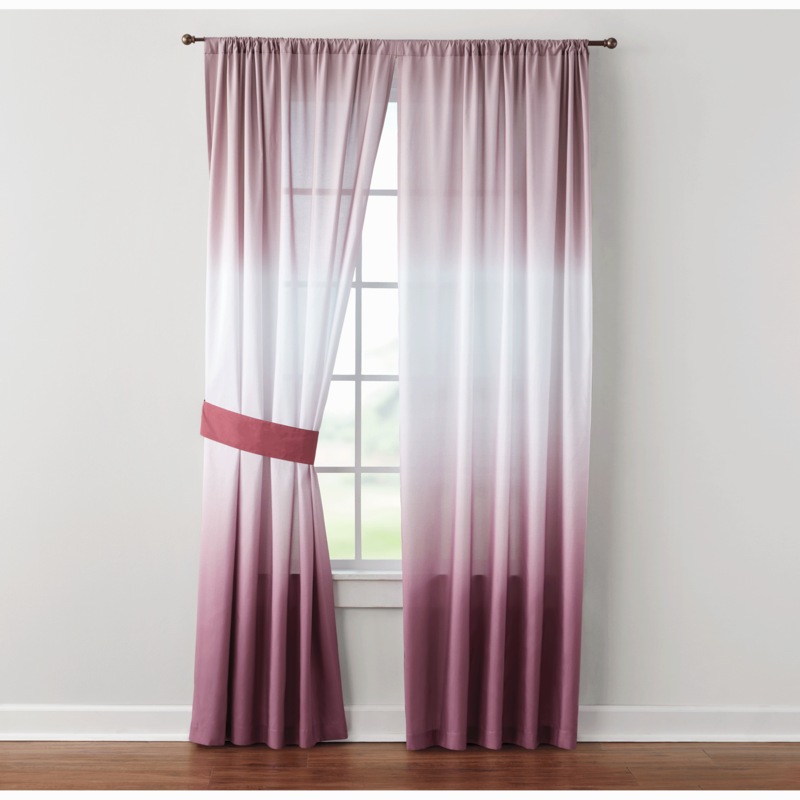 Faith Ombré Semi-Sheer Window Treatments - MIDNIGHT VELVET CATALOG