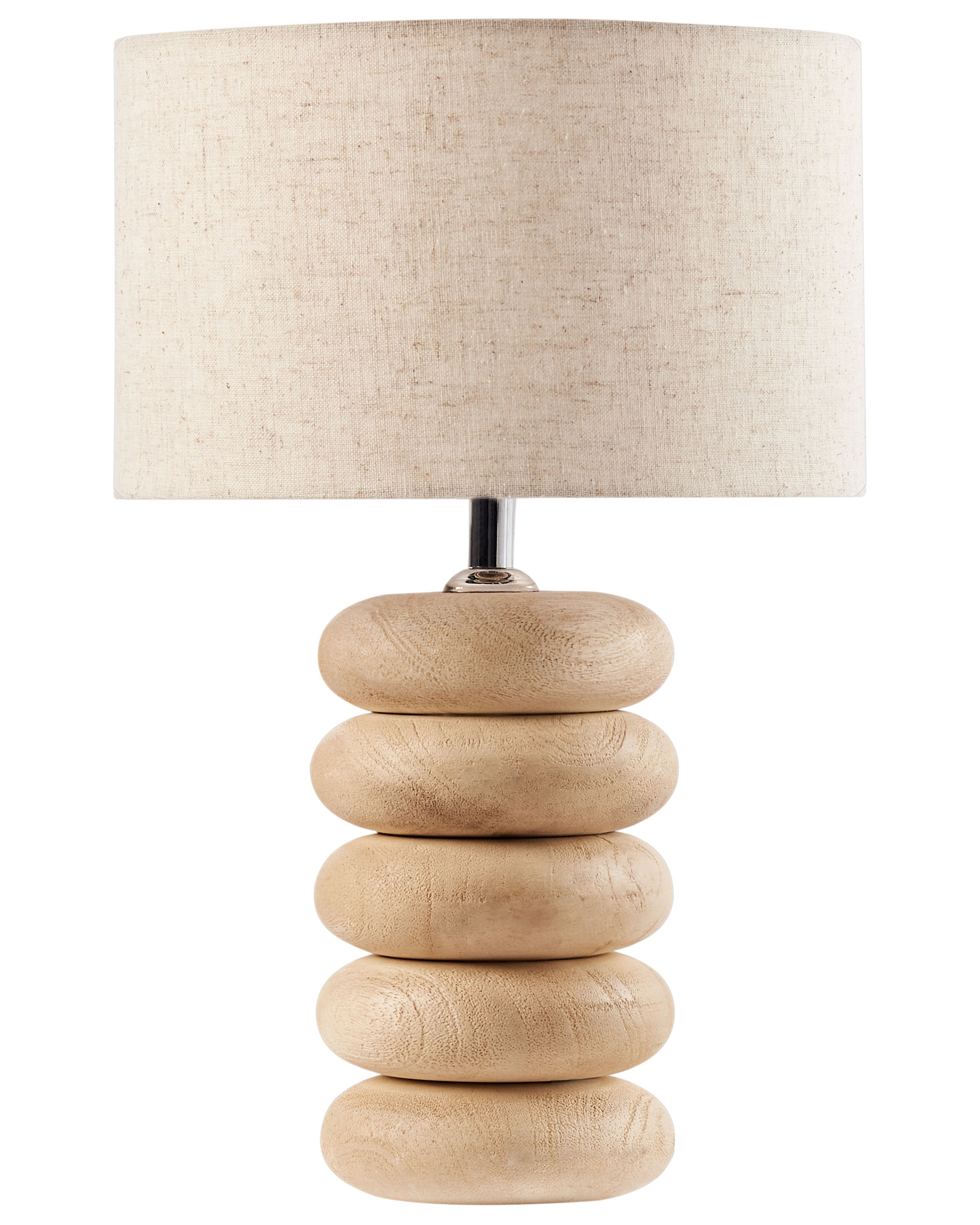 Table Lamp BETWA Mango Wood Light Brown