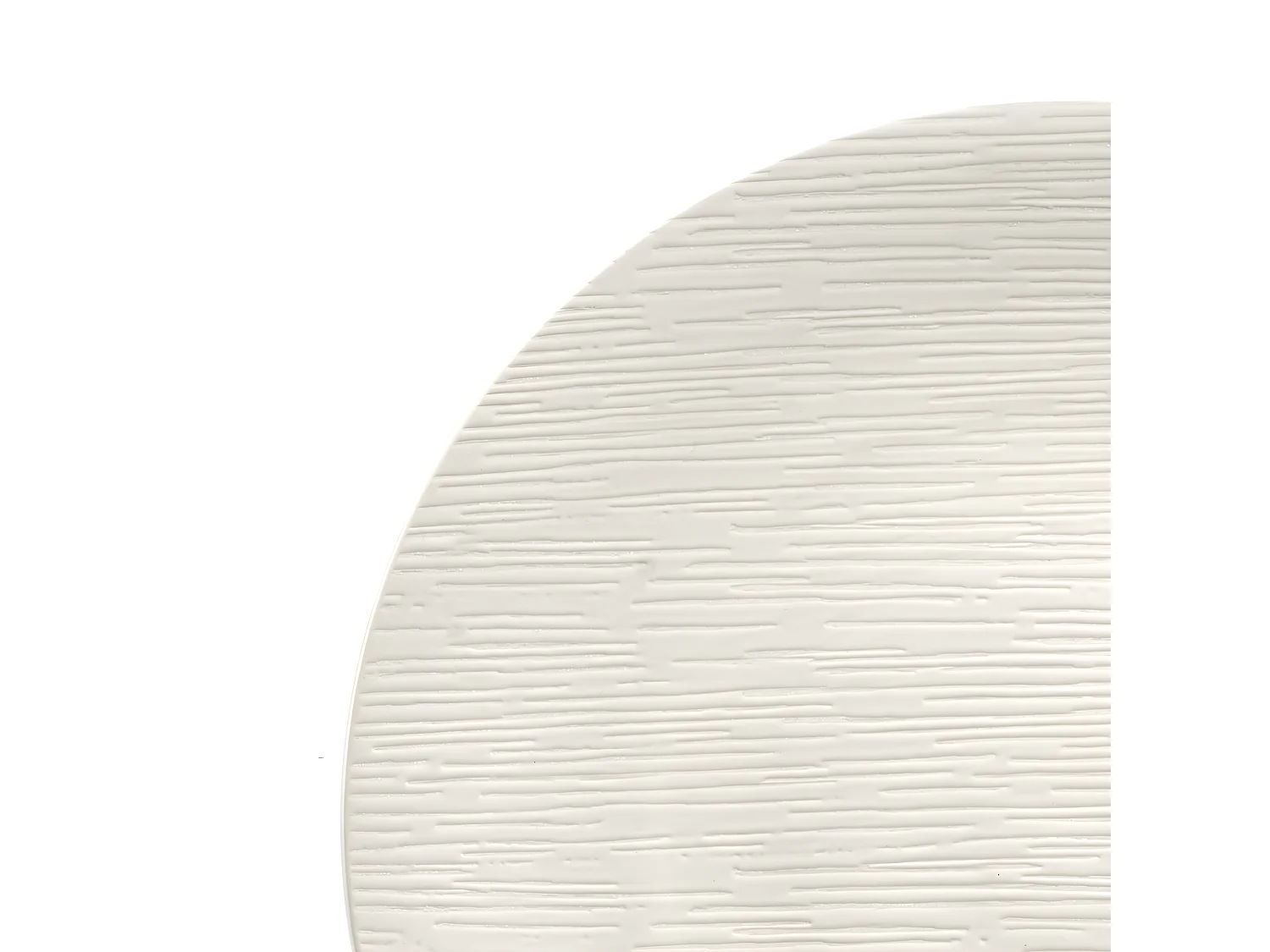 Magma Ivoire - Assiette salade et pâtes 19 cm (lot de 6)