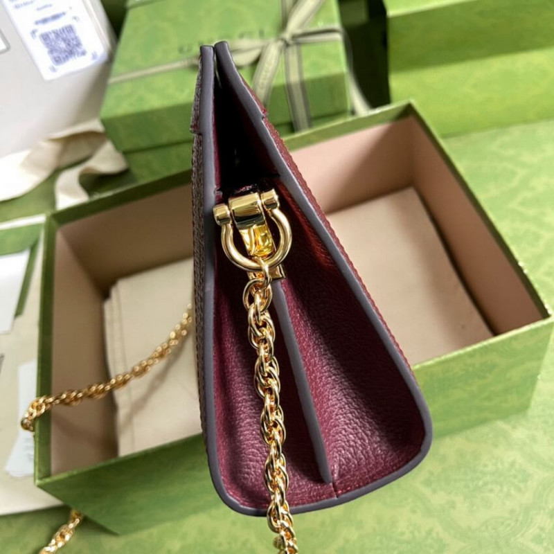 Replica Gucci Ophidia Gg Small Shoulder Bag 503877 In Burgundy1:1High-quality replica