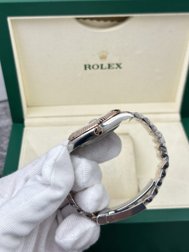 Rolex Replica Watch DateJust 126331 Demi Rose Gold Black Dial Clean Factory 41mm - Top club