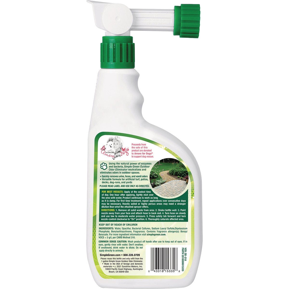 Simple Green 32 Oz. Hose End Spray Outdoor Odor Eliminator