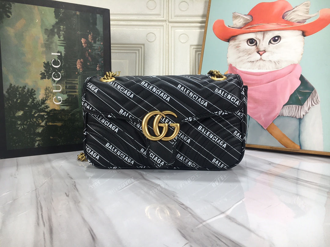 Replica Gucci The Hacker Project Small Double G Marmont Bag1:1High-quality replica