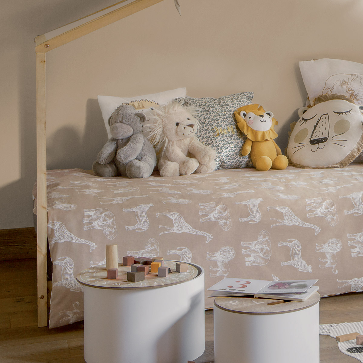 Kids bed linen set "Savane" Cotton, 140x200 cm