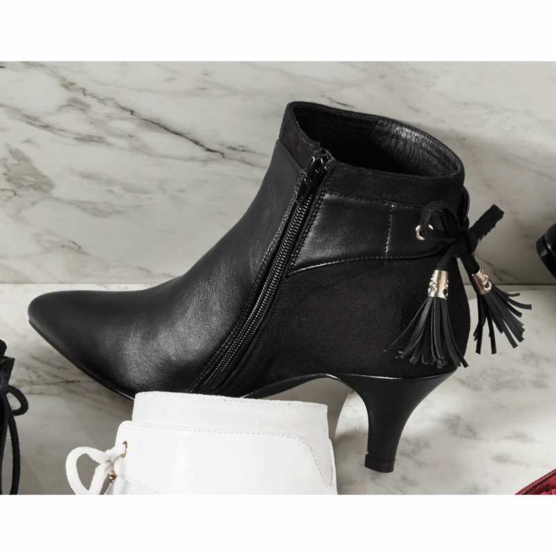Tassel Trim Bootie for Women with 2.5