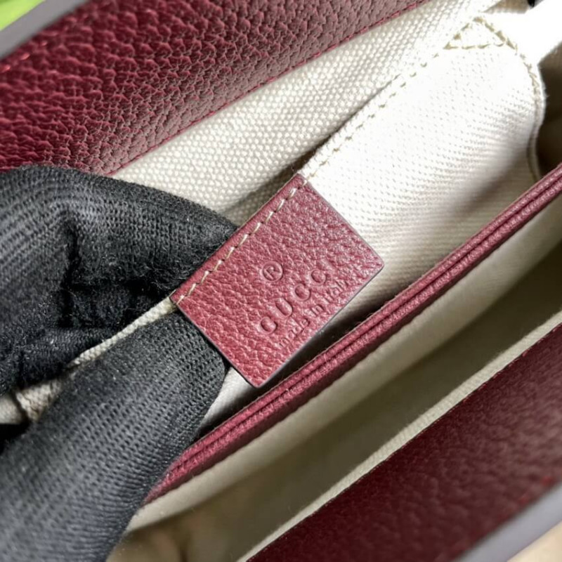 Replica Gucci Ophidia Gg Small Shoulder Bag 503877 In Burgundy1:1High-quality replica