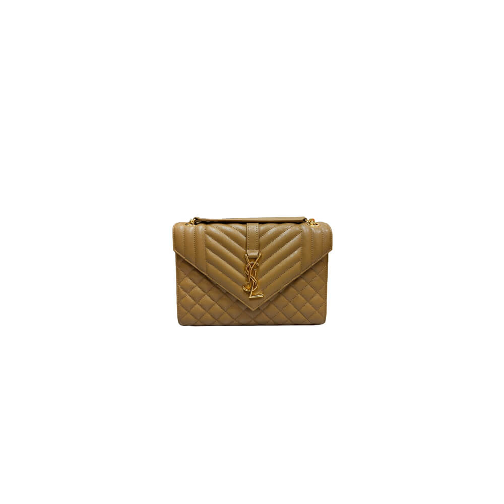 YSL Envelope Medium Bag in Grained Leather1:1High-quality replica