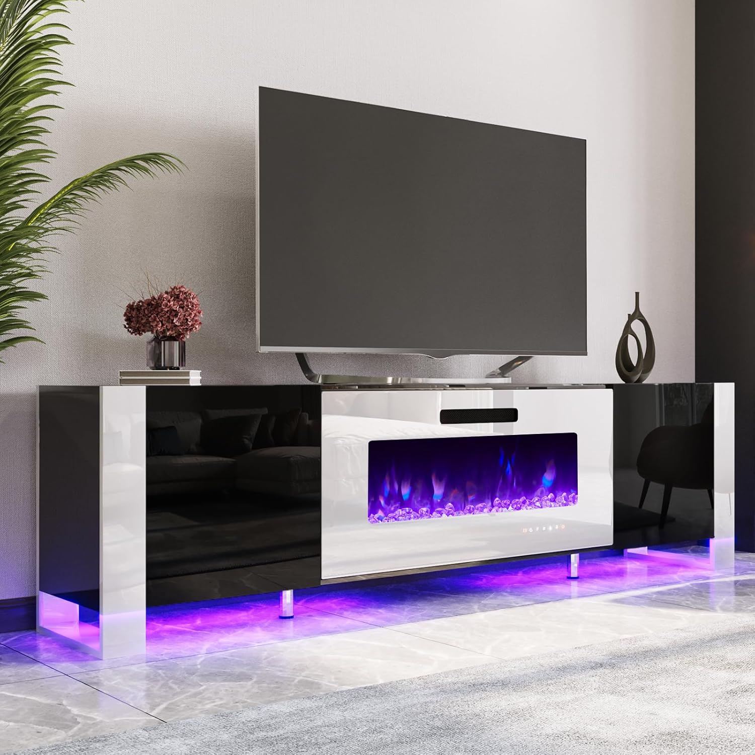 AMERLIFE Fireplace TV Stand with 40