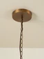 Kaolin - 4 light tiered bronze and porcelain chandelier