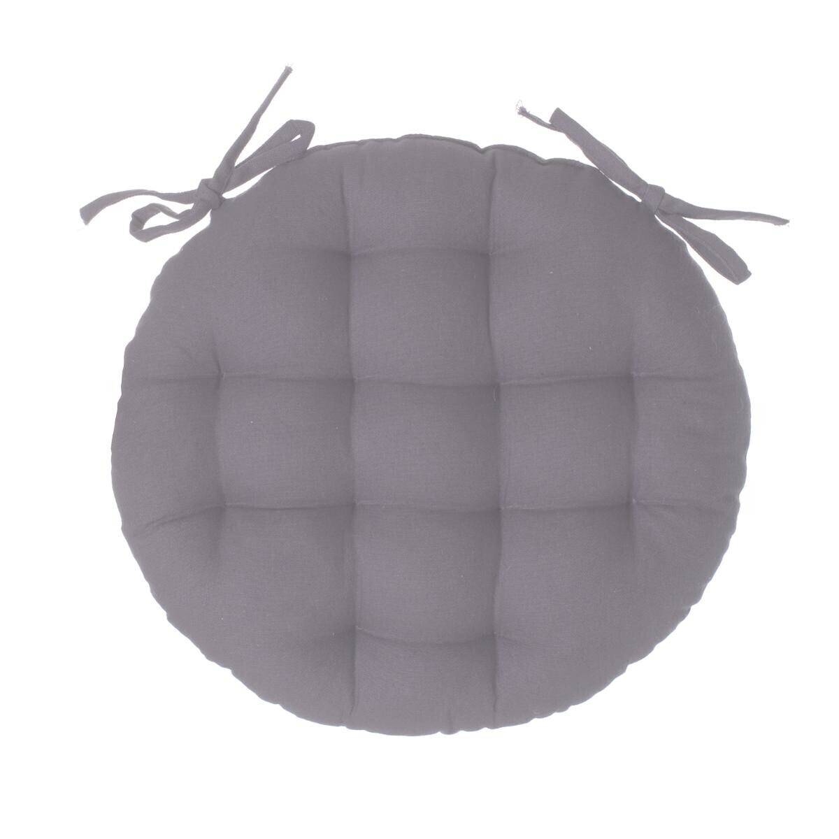 Round chair cover Grey, D.38 cm