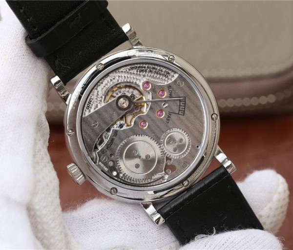 Replica IWC Vintage IW544805 White Dial Black Leather Strap - Top club