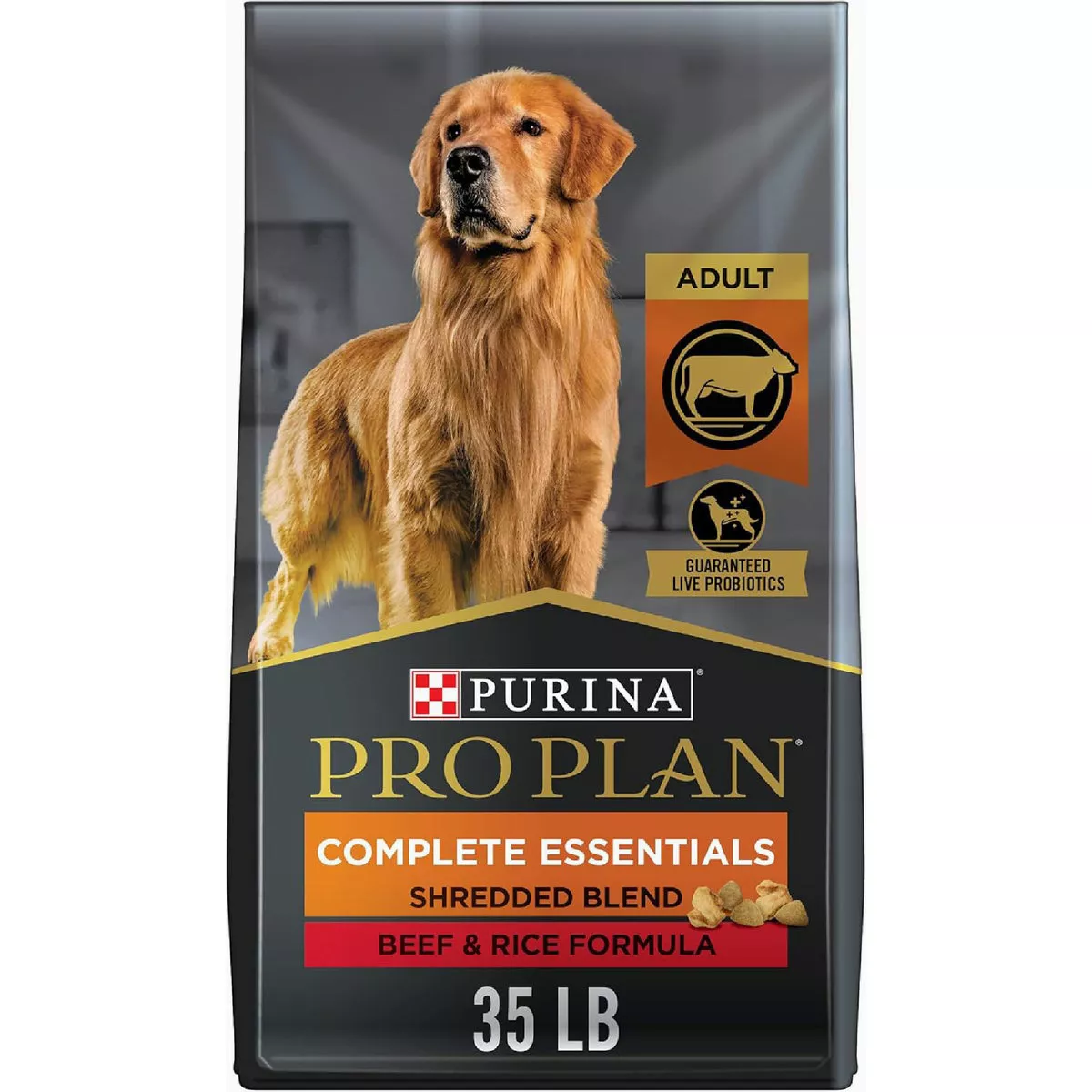 Purina Pro Plan Shredded Blend 35 Lb. Beef & Rice Flavor Adult Dry Dog Food