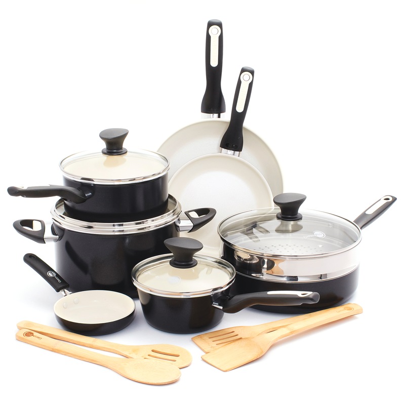GreenPan Rio 16-Piece Cookware Set - MIDNIGHT VELVET CATALOG