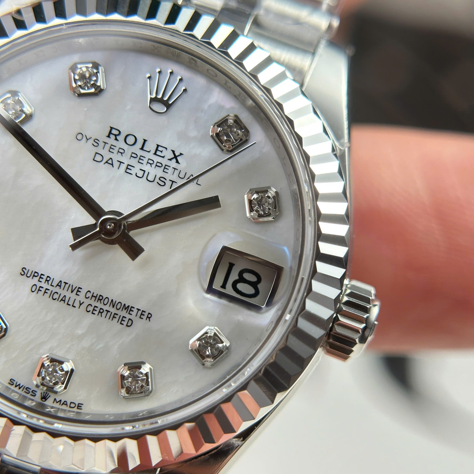 Rolex Best Copies Watch DateJust Dial Mother Of Pearl THB Factory 31mm - Top club