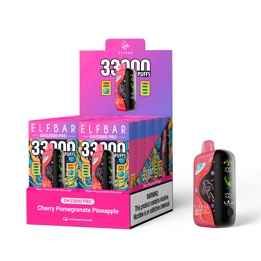 ELFBAR GH33000 PRO ładowalny jednorazowy e-papieros (wszystkie smaki)