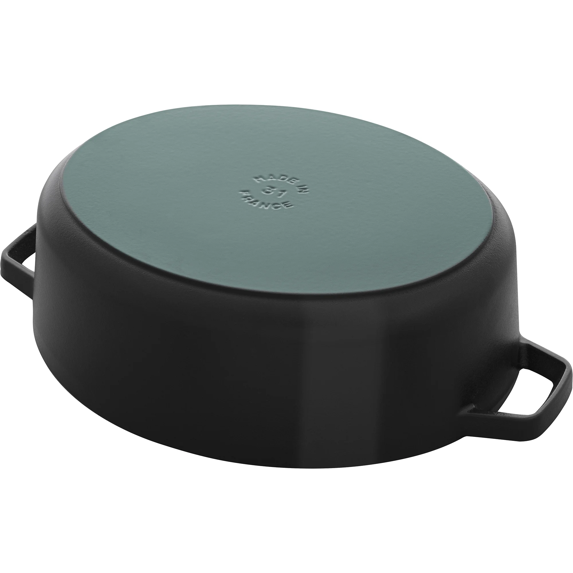 Staub Cast Iron 6.25-qt Shallow Oval Dutch Oven - Citron - Image 55