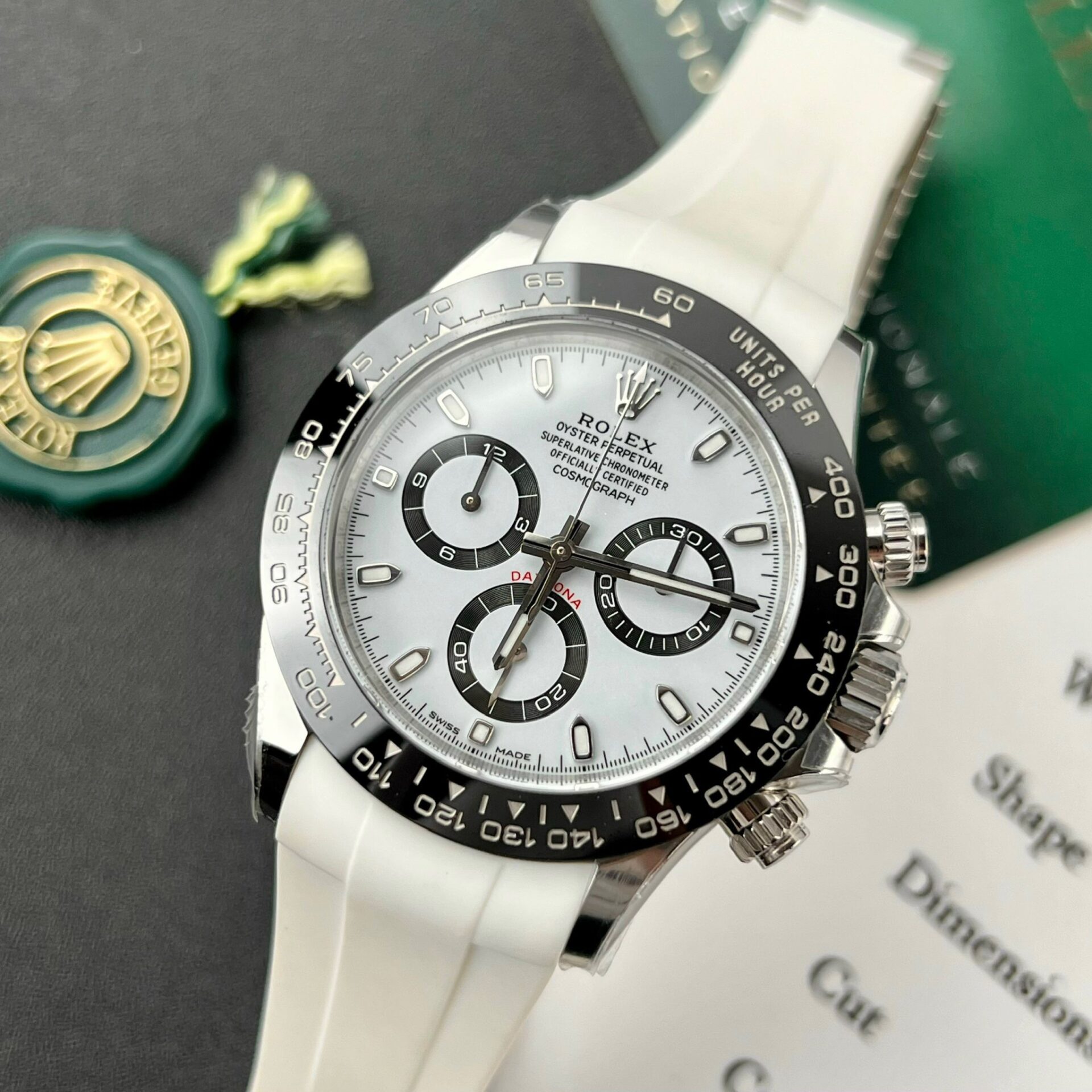 Rolex Daytona Panda 116509LN Best Replica Watch Clean Factory 40mm - Elite Watch Atelier