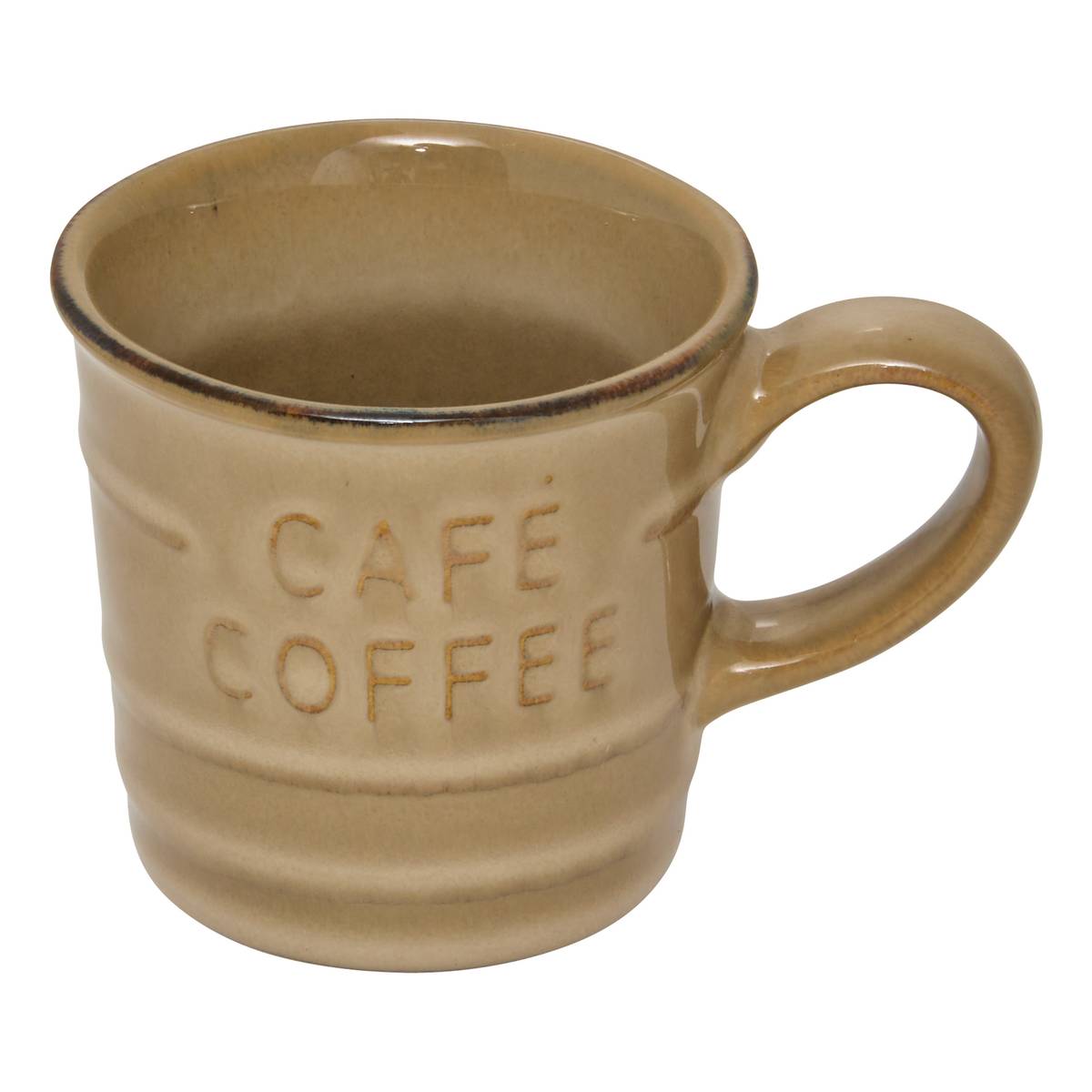 Espresso cup "Cafe" 80 ml, earthenware, Beige